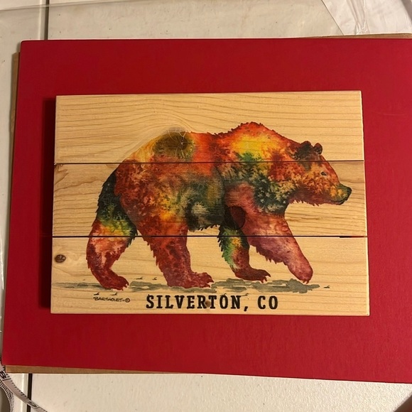 Wile E Wood Other - New Bertholet Wile E. Wood - Beautiful Bear Silverton, Co  Wall Decor - NEW